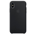 Чехол в стиле Apple Silicone Case для iPhone X под оригинал (Black) 