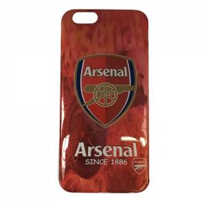 Купить гелевый чехол накладка FC Arsenal для iPhone 6 Football Club символика Арсенал