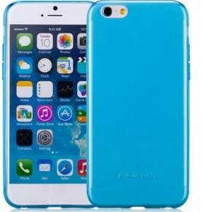 Купить голубой чехол накладку для iPhone 6/6S - Momax Clear Twist online в интернет-магазине